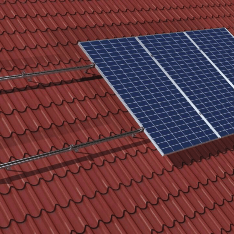 Система крепления солнечных панелей ТТ Параллель, цинк