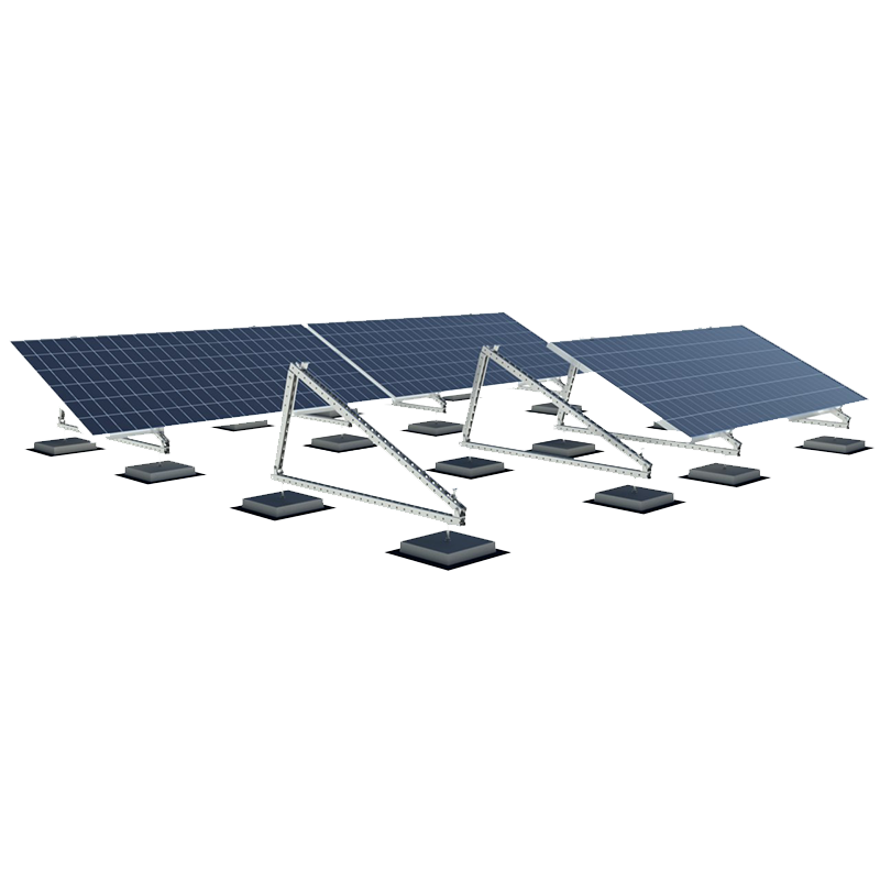 Баластне кріплення сонячних панелей альбомне положення